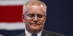 Former prime minister Scott Morrison conceded defeat after the election,in which Labor secured a majority government.