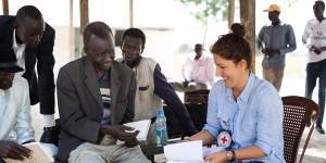Dorsa Nazemi-Salman says she is in awe of the strength shown by the South Sudanese people.