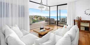 The four-bedroom Bronte home offers beach views.