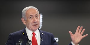 Benjamin Netanyahu took aim at Australia and European nations for their pursuit of a two-state solution.