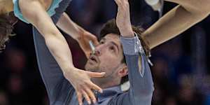 Anastasia Golubeva and Hektor Giotopoulos Moore perform at the ISU World Figure Skating Championships 2025.