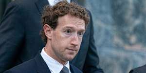 Meta chief executive Mark Zuckerberg.