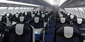 Business class on rare,ageing plane still (mostly) delivers