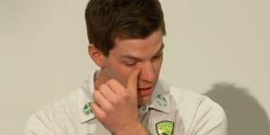 Former Test captain Tim Paine sent a female colleague an unsolicited photo of his penis.