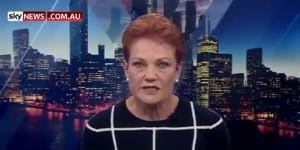 Pauline Hanson to lose'self-serving'senator after company tax row