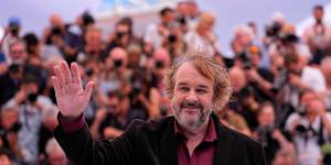 King of Cannes:Peter Jackson at a photocall at the film festival in the south of France this week.