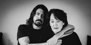 Dave Grohl with his hugely influential mom,Virginia Hanlon Grohl.