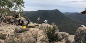 Rescuers retrieve man after fall at Namadgi National Park