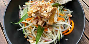 Green papaya salad.