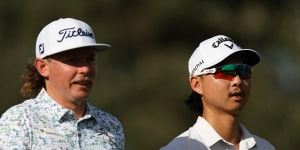 Australian Open 2023 LIVE updates:Sugihara drains hole in one as Davis leads,Smith struggles