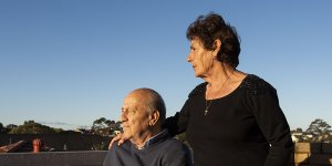 The couple have lived in the Earlwood apartment for 50 years. 