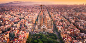 Barcelona - a hop-on,hop-off bus can help you get a feel for a city.