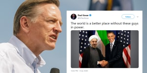 Republican congressman doubles down after tweeting fake image of Obama with Iran president