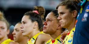 A minute of silence was held for Adelaide premiership player Heather Anderson.
