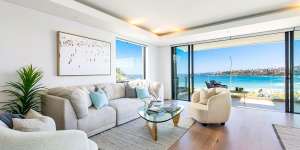 The Smorgon family’s Bondi Beach apartment is one of three in the block.