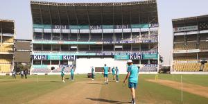 The pitch has been a big talking point ahead of the first Test in Nagpur.