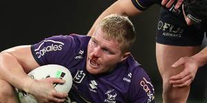 Busted nose and bloodied boots:The electrician with a giant job for Melbourne Storm