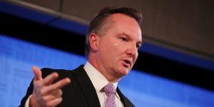 Shadow Treasurer Chris Bowen addressed the National Press Club in Canberra on Wednesday