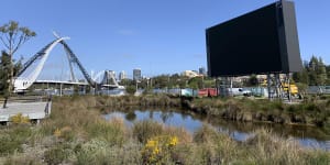 Optus Stadium's giant new $2.4m TV to unite Perth sports fans