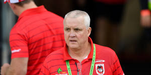Under scrutiny:St George Illawarra coach Anthony Griffin.