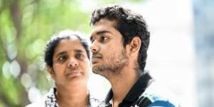 Mayerakethan Sabarathnam,17,with his mother Keetha Indirakumar.