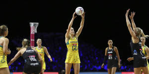 Australia's Jo Weston during the Netball World Cup final in Liverpool.
