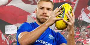 North Melbourne defender Ben McKay. Will he find his way to the Sydney Swans?