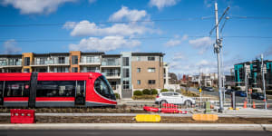 Gungahlin businesses report loss of profit from light rail construction