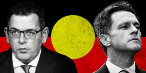 Victorian Premier Daniel Andrews and NSW Premier Chris Minns.