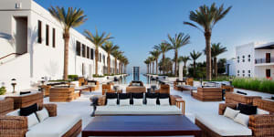 Zen luxury:The Long Pool at the Chedi Hotel Muscat,Oman.