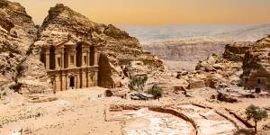 The Monastery in Petra,Jordan.
