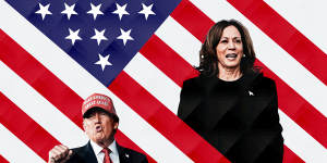 Donald Trump and Kamala Harris.