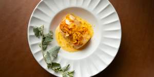 Sweet potato with saltbush.