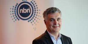 CEO Stephen Rue was among the NBN Co’s top executives to share in $78 million in bonuses last year.