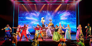 The theatre show’s production values are as good as anything you’ll see on land.