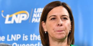 'Low act':Frecklington cops flak for shot at Premier's appearance