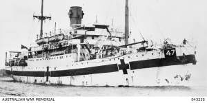The AHS Centaur,sunk by a Japanese submarine off the Queensland coast 80 years ago this Sunday.
