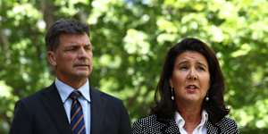 Angus Taylor and Jane Hume will release the Coalition’s election costings which are expected to show a $40 billion reduction in gross government debt.