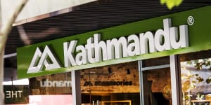 Store such as Kathmandu are fixtures on High St on both sides of the Tasman