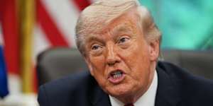 Donald Trump said the US naval blockade of the Strait of Hormuz was “incredible” and Iran’s economy was “crashing”.
