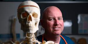 Dad-of-three Peter Robertson has changed careers to become a doctor.