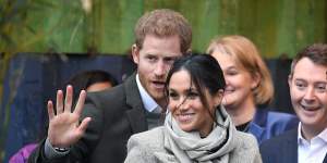 Prince Harry and Meghan Markle visit youth-orientated radio station,Reprezent FM,in Brixton,London.