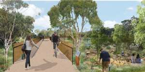 The plan will improve walkways and bike paths.