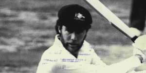 Greg Chappell in a classic batting pose.