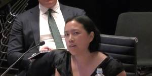 Gladys Berejiklian's senior policy adviser Sarah Lau gave evidence at a parliamentary inquiry into the grants.