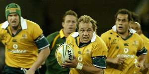 Waugh played 79 times for the Wallabies and was known for his uncompromising style of play.