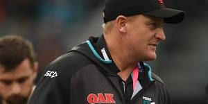 Michael Voss,currently an assistant with Port Adelaide,wants to be a senior AFL coach again.