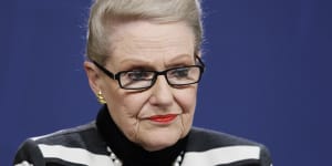 Liberal senator Bronwyn Bishop accused the public broadcaster of aligning itself to Nazi policies.