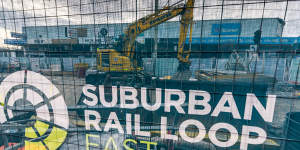 The first section of the Suburban Rail Loop is due to cost $35 billion and be finished in 2035.