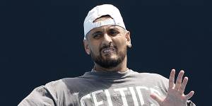 ‘I can take a lot of painkillers’:Kyrgios determined to play Open